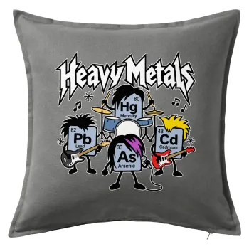 Heavy metals chemical — Sofa cushion Grey 50x50cm includes filling