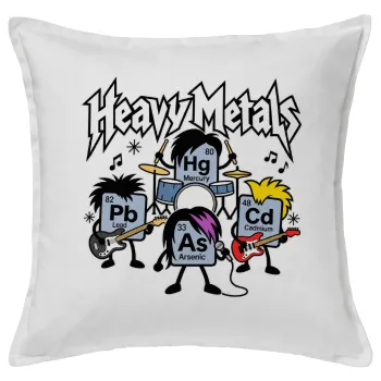 Heavy metals chemical — Sofa cushion White 50x50cm includes filling