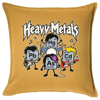 Heavy metals chemical — Sofa cushion YELLOW 50x50cm includes filling