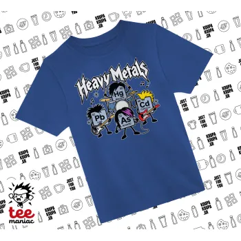 Heavy metals chemical — ΜΠΛΕ Παιδικό T-Shirt από 100% βαμβάκι, για κάθε μέρα. Vegan & OEKO-TEX πιστοποιημένο.