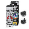 Travel Tumbler θερμό με διπλό καπάκι, μεταλλικό καλαμάκι και βούρτσα καθαρισμού (Ανωξείδωτο 304 Food grade, BPA free, 600ml)