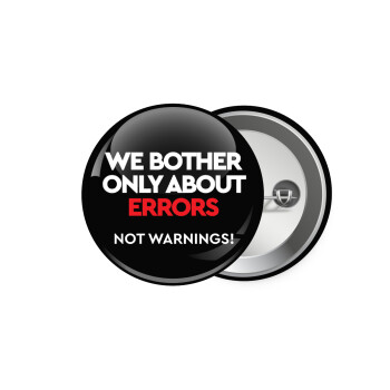 We bother only about errors, not warnings, Κονκάρδα παραμάνα 5.9cm