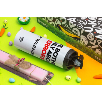 We bother only about errors, not warnings, Easter candle,Travel Tumbler 2 Lids, with metal straw & cleaning brush & aromatic flat candle (30cm) (PINK)