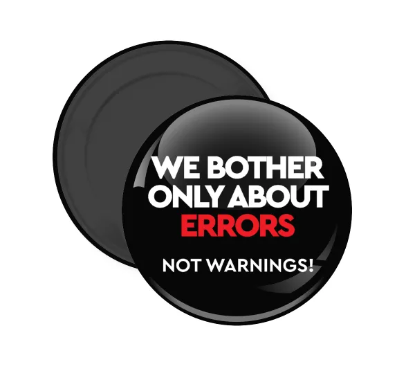 We bother only about errors — (5cm)