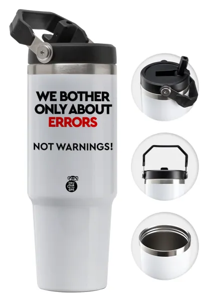 We bother only about errors — 30oz stainless Steel Tumbler with Handle