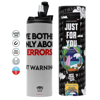 We bother only about errors, not warnings, Tumbler stainless steel GREY 600ml
