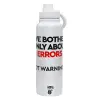 1L Stainless Steel Thermal Bottle with Phone Holder & Double Wall Insulation