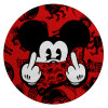 Mickey the fingers, Επιφάνεια κοπής γυάλινη στρογγυλή (30cm)