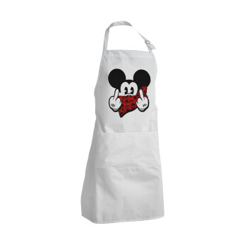 Mickey the fingers, Adult Chef Apron (with sliders and 2 pockets)