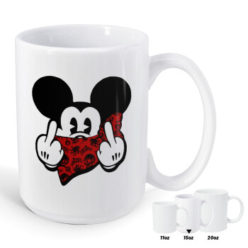 Mickey the fingers, Κούπα Mega, κεραμική, 450ml