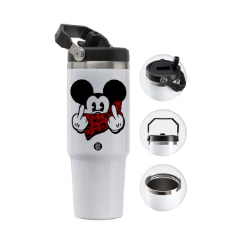 Mickey the fingers, 30oz stainless Steel Tumbler with Handle