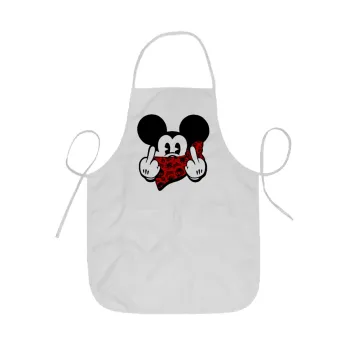 Mickey the fingers, Ποδιά Σεφ ολόσωμη κοντή  Παιδική (44x62cm)