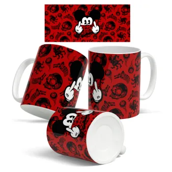 Mickey the fingers, Κούπα, κεραμική, 330ml