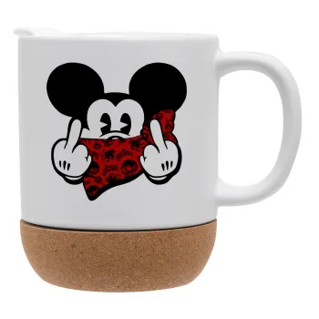 Mickey the fingers, Ceramic coffee mug Cork (MAT), 330ml