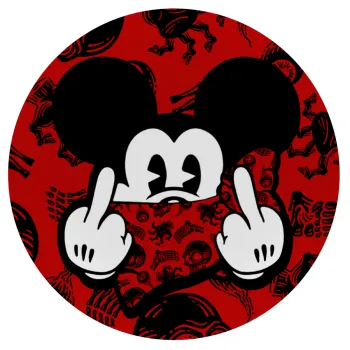 Mickey the fingers, Mousepad Στρογγυλό 20cm