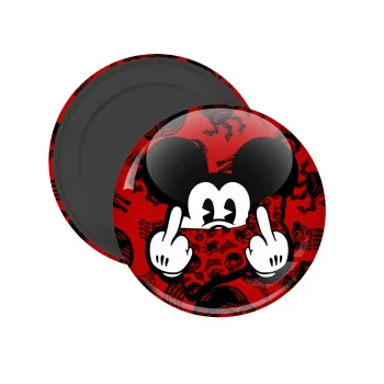 Mickey the fingers, Μαγνητάκι ψυγείου στρογγυλό διάστασης 5cm