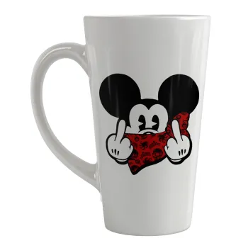 Mickey the fingers, Κούπα κωνική Latte Μεγάλη, κεραμική, 450ml