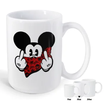 Mickey the fingers, Κούπα Mega, κεραμική, 450ml