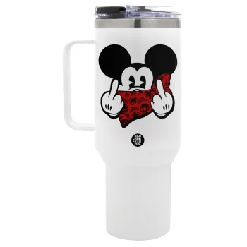 Mickey the fingers, Mega Tumbler με καπάκι, διπλού τοιχώματος (θερμό) 1,2L