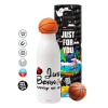 Bascetball Metal mug thermos, double wall, 550ml