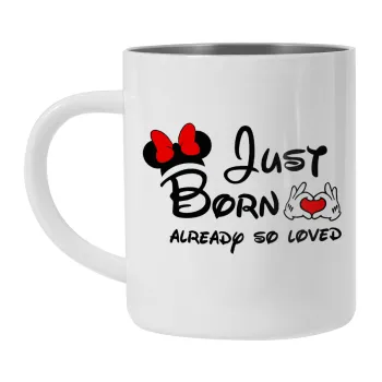 Just born already so loved, Mug Stainless steel double wall 300ml