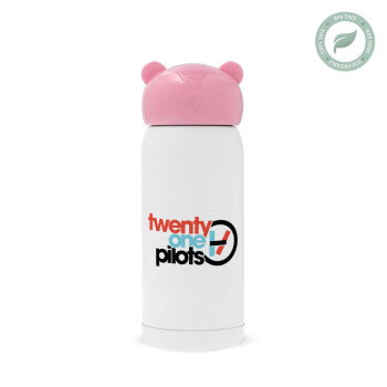 Twenty one pilots, Ροζ ανοξείδωτο παγούρι θερμό (Stainless steel), 320ml