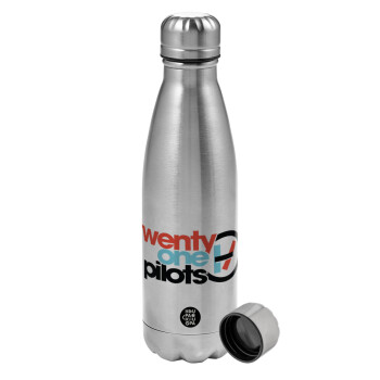 Twenty one pilots, Metallic water bottle, stainless steel, 750ml