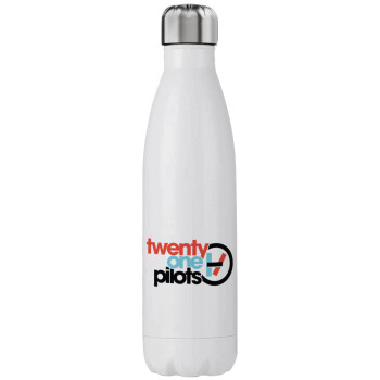 Twenty one pilots, Μεταλλικό παγούρι θερμός (Stainless steel), διπλού τοιχώματος, 750ml