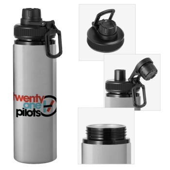 Twenty one pilots, Metallic water bottle with safety cap, 850ml aluminum