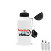 Metal water bottle, White, aluminum 500ml