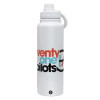 1L Stainless Steel Thermal Bottle with Phone Holder & Double Wall Insulation