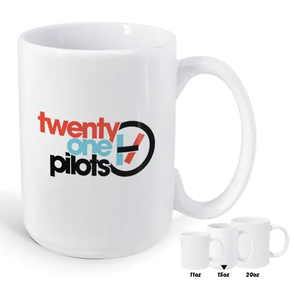 Twenty one pilots — Mega mug, ceramic, 450ml