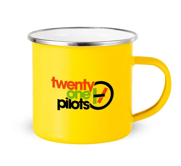 Twenty one pilots — Yellow Enamel Metallic Cup 360ml