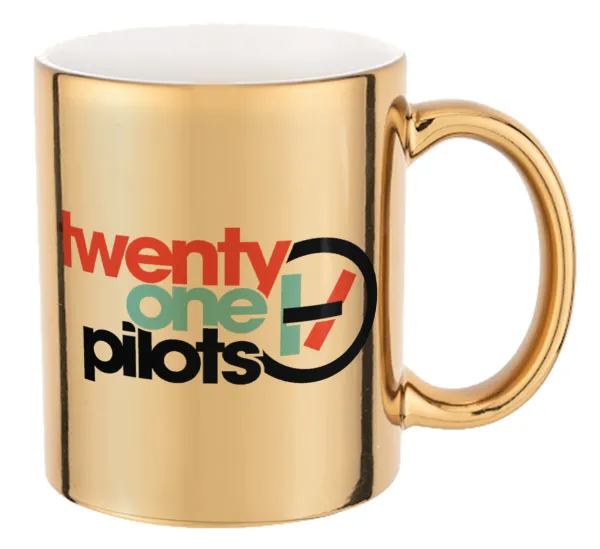 Twenty one pilots — Mug ceramic, gold mirror, 330ml