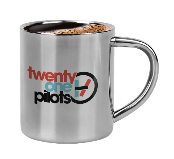 Twenty one pilots — Double-wall metal cup for espresso (220ml)