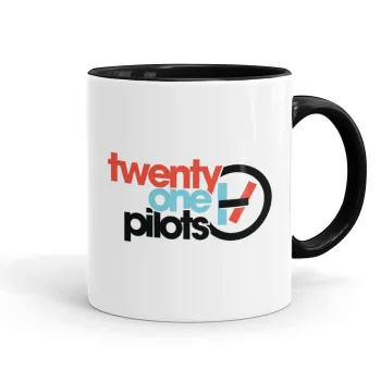 Twenty one pilots, Mug colored black, ceramic, 330ml