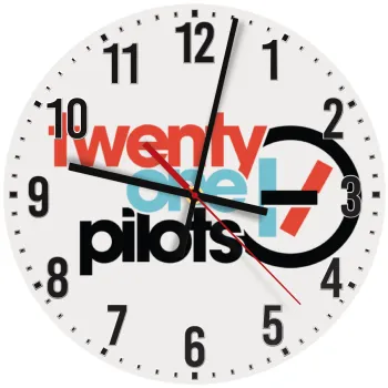 Twenty one pilots, Ρολόι τοίχου ξύλινο (30cm)
