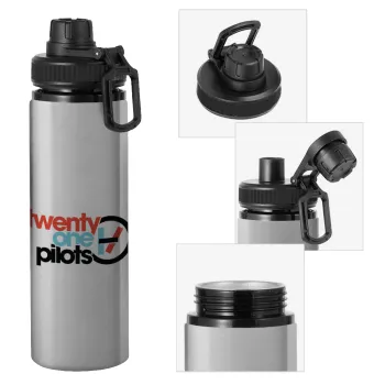 Twenty one pilots, Metallic water bottle with safety cap, 850ml aluminum