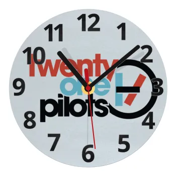 Twenty one pilots, Ρολόι τοίχου γυάλινο (20cm)