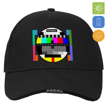 No signal, Work & Activity LED Light Cap – Perfect for Night & Low Light Conditions (100% COTTON, ADULT, UNISEX)