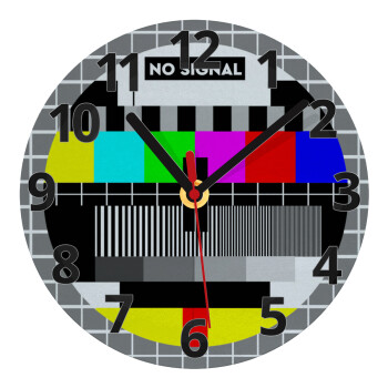 No signal, Ρολόι τοίχου γυάλινο (20cm)