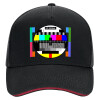 DRILL Adult Ultimate Hat BLACK/RED, (100% COTTON, ADULT, UNISEX, ONE SIZE)