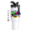 Mega Stainless steel Tumbler with lid, double wall 1,2L