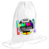 Backpack pouch GYMBAG white (28x40cm)
