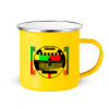 Yellow Enamel Metallic Cup 360ml