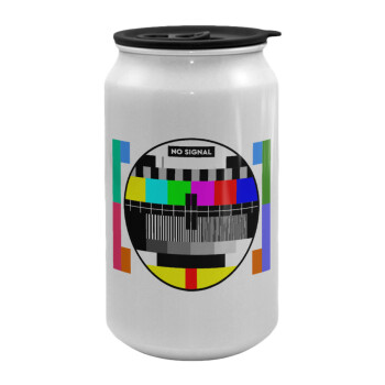 No signal, Κούπα ταξιδιού μεταλλική με καπάκι (tin-can) 500ml