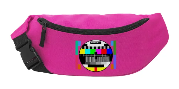 No signal — Unisex waist bag (banana) in PINK color with 2 pockets