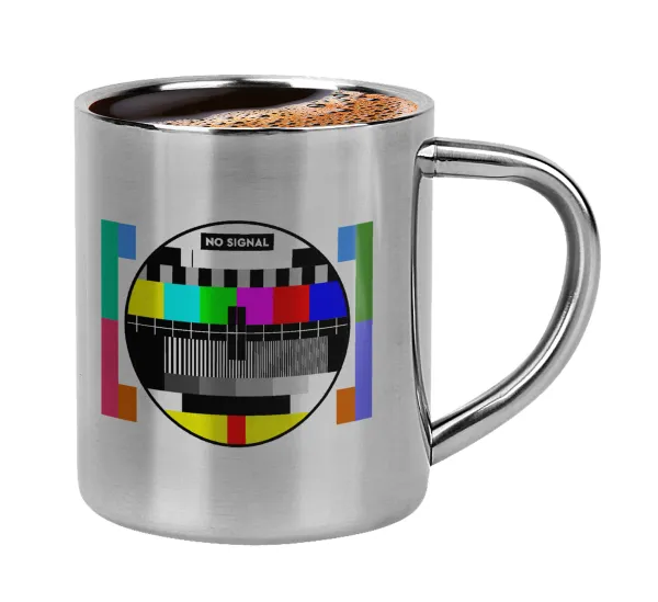 No signal — Double-wall metal cup for espresso (220ml)