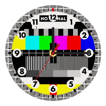 No signal, Ρολόι τοίχου ξύλινο (20cm)