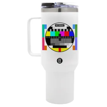 No signal, Mega Tumbler με καπάκι, διπλού τοιχώματος (θερμό) 1,2L